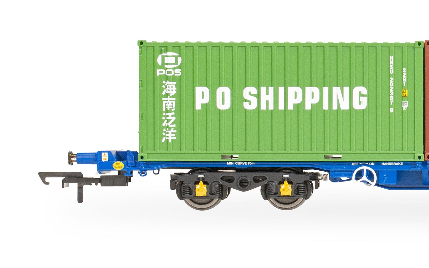 KFA Container Wagon with 2 x 20' Containers & 1 x 20' Tanktainer - Era 11 KFA Container Wagon with 2 x 20' Containers & 1 x 20' Tanktainer - Era 11