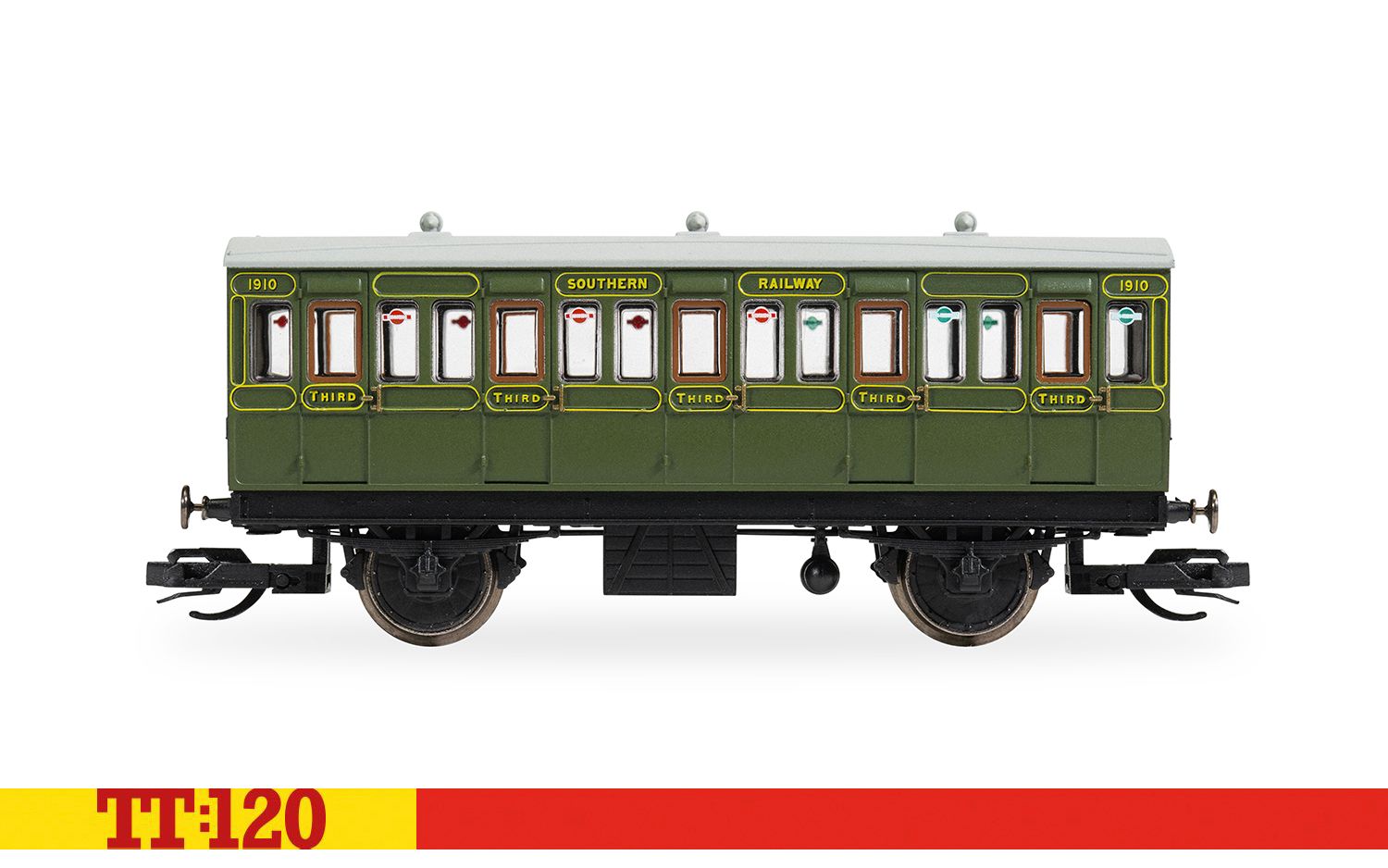 TT4052 SR - 4 Wheel - '1910' - Third Class Coach
