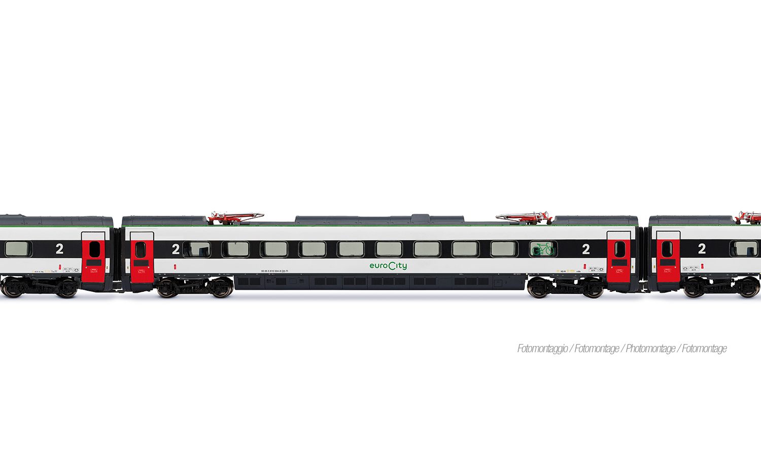 FS Trenitalia, set base di 4 unità, ETR 610, nuova livrea EuroCity