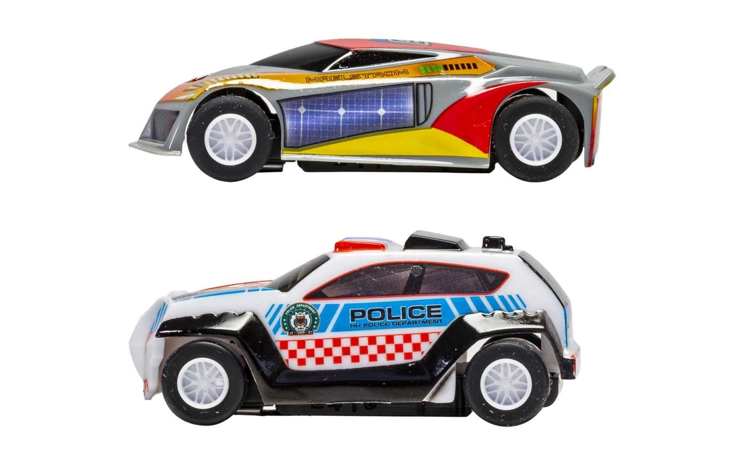 Micro scalextric sales police patrol