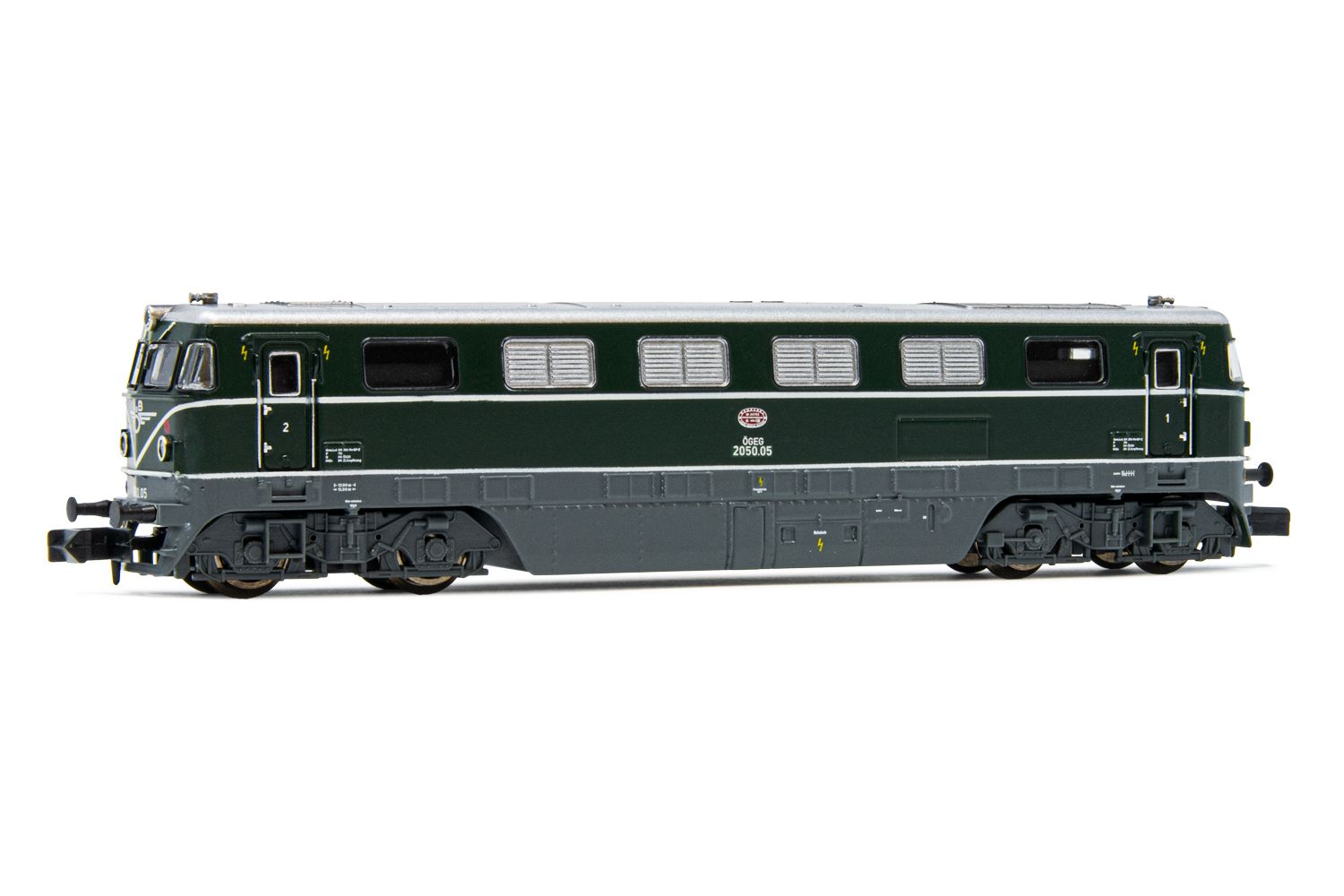 HN2490 Arnold (N 1:160), Ã–BB, diesel locomotive class 2050, dark green  livery, period V