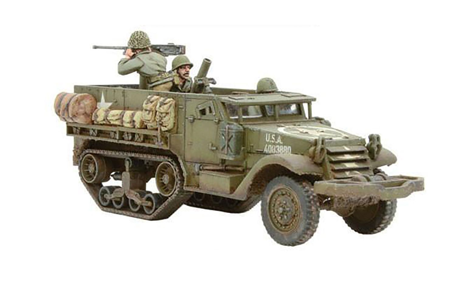 ミリタリー U.S. 1-1/2 Ton Personnel Carrier Tamiya 35070 U.S. Armored Personnel Carrier M3A2 Half-Track