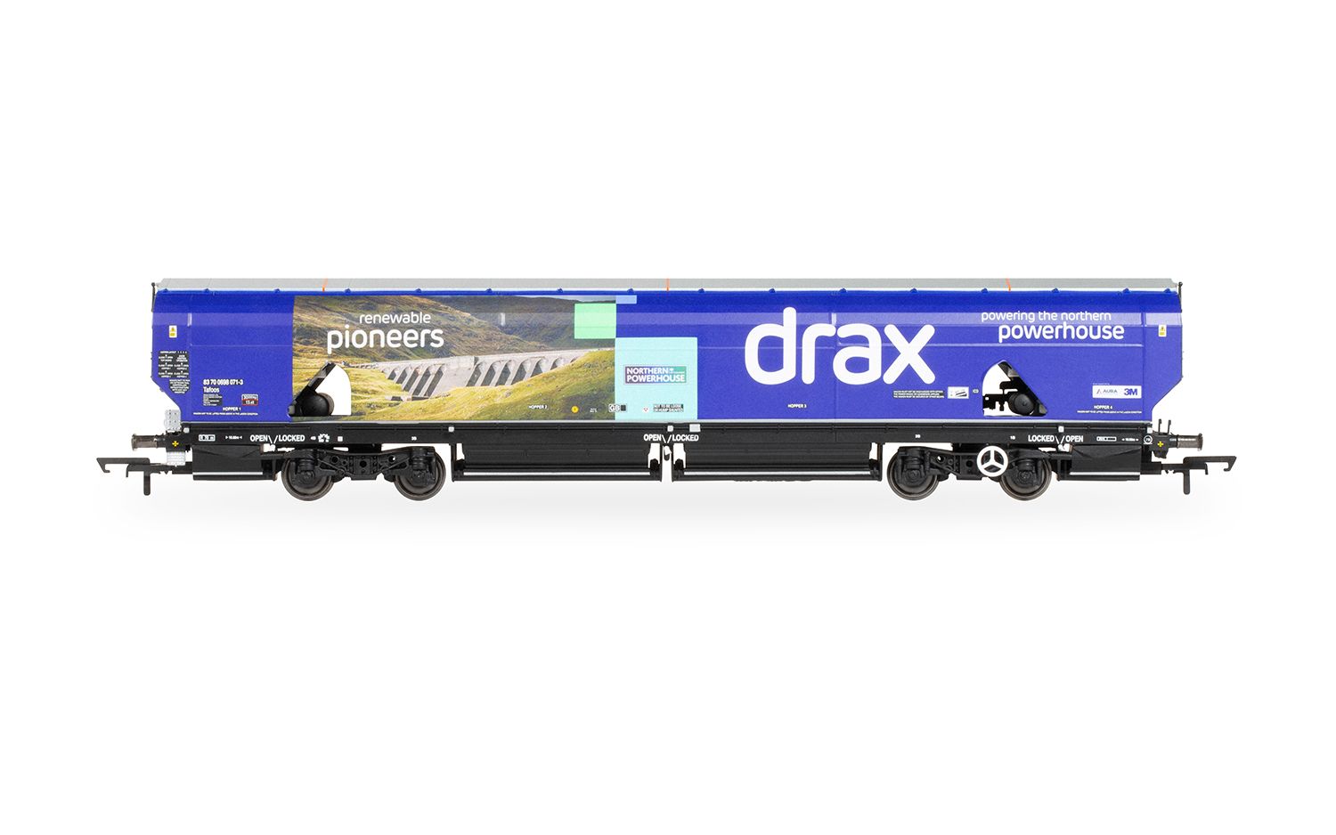 Drax Biomass Wagon Pack, 83700698071-3 & 83700698009-3 Drax Biomass Wagon Pack, 83700698071-3 & 83700698009-3