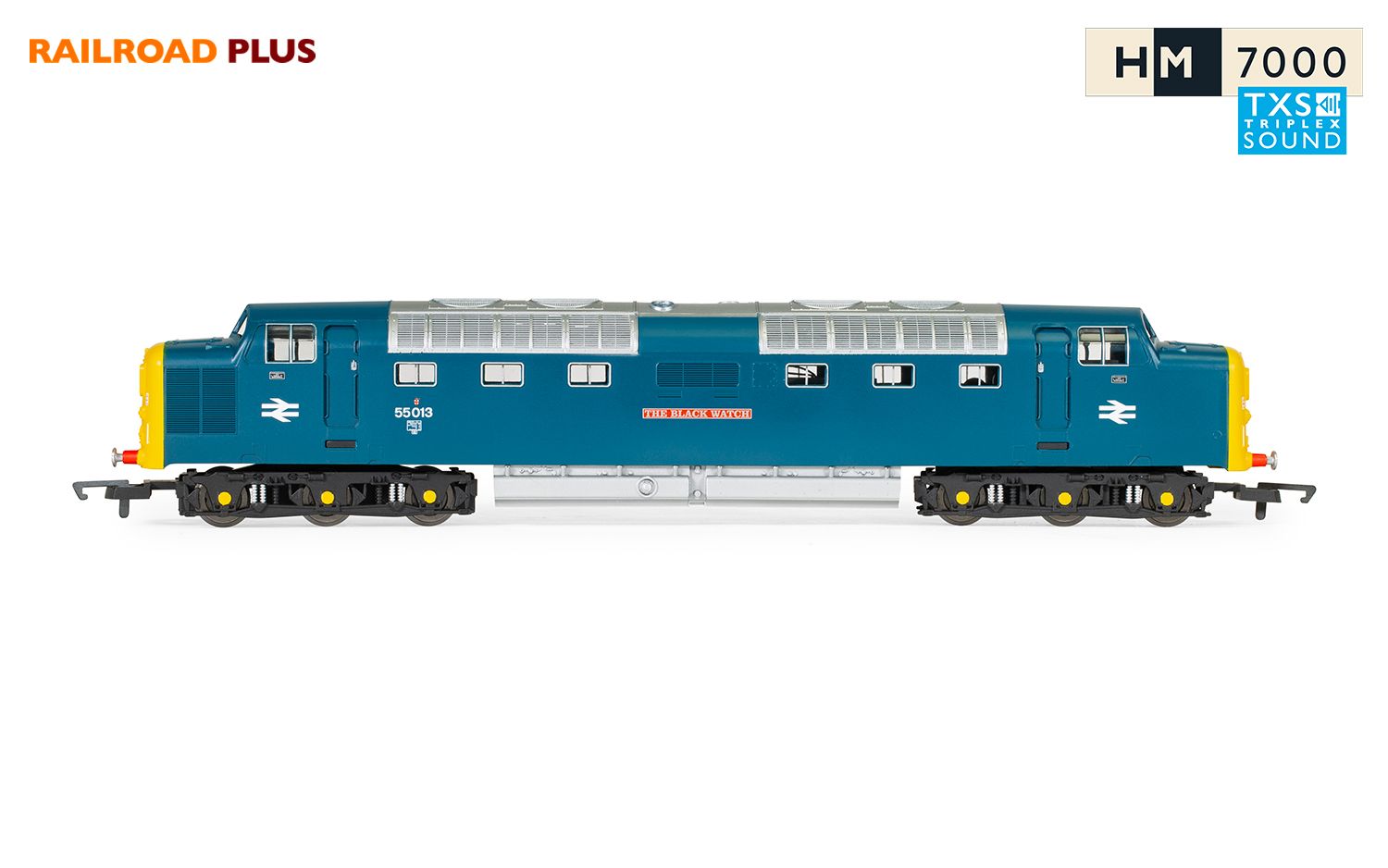 こんさ55 HORNBY 7MT 70040 R30049TXS BR, Class 55, Deltic, Co-Co, 55013 ˜The Black