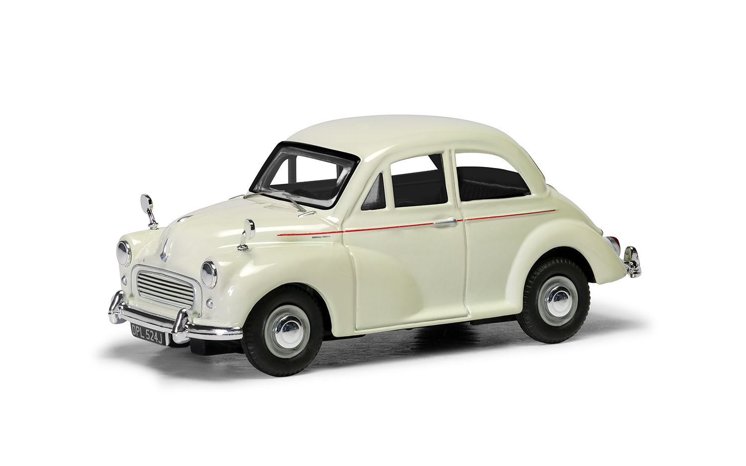 VA05811 Morris Minor 1000 Snowberry White