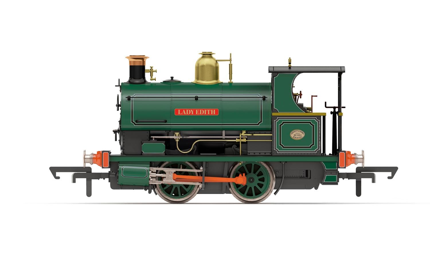 HORNBY PECKETT OOゲージ　HOゲージ　W4 R3761 PO, Earl of Dudley's Round Oak Works, Peckett W4 Class (Open