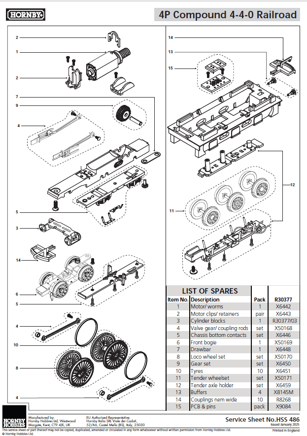 RailRoad: Midland Railway - Class 4P Compound - 1009 - Train Pack