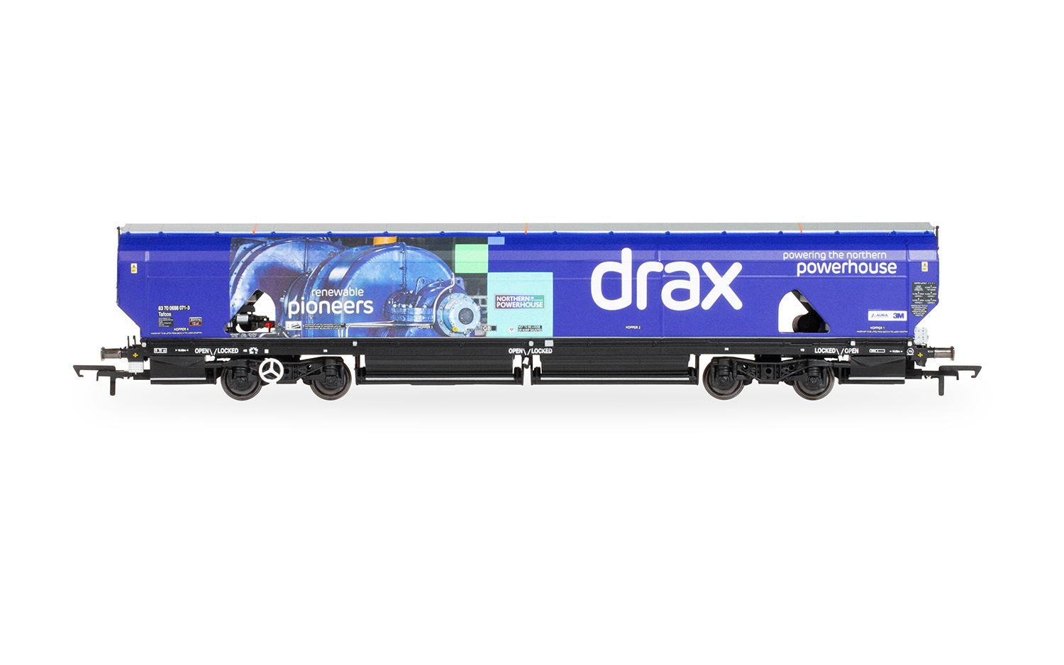Drax Biomass Wagon Pack, 83700698071-3 & 83700698009-3 Drax Biomass Wagon Pack, 83700698071-3 & 83700698009-3