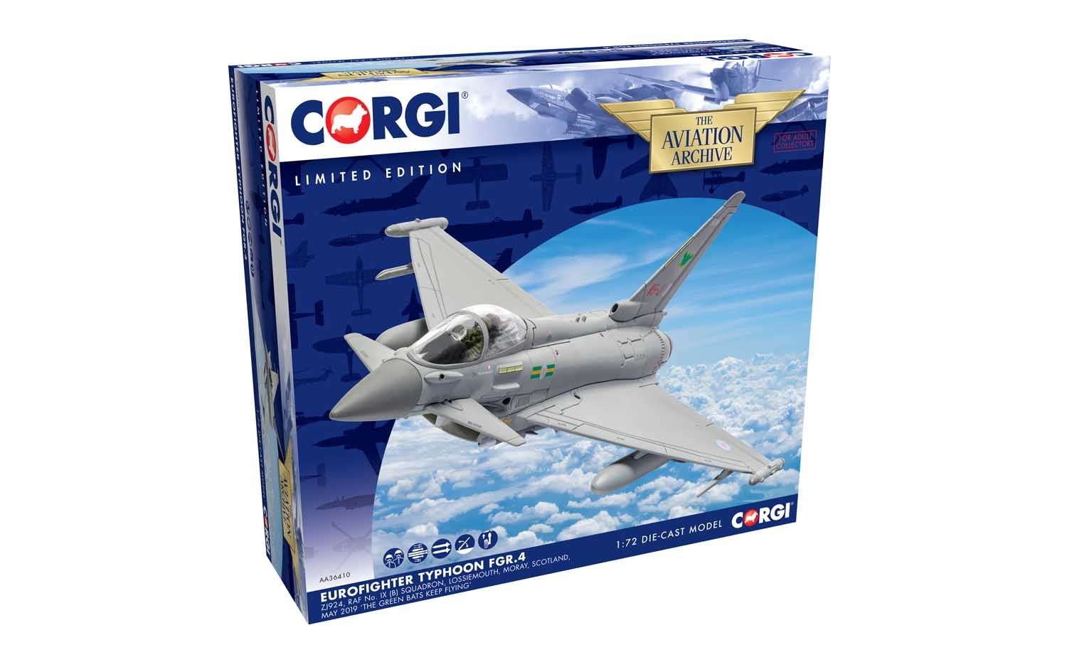 AA36410 Corgi | Eurofighter Typhoon FGR.4 ZJ924, RAF No. IX (B