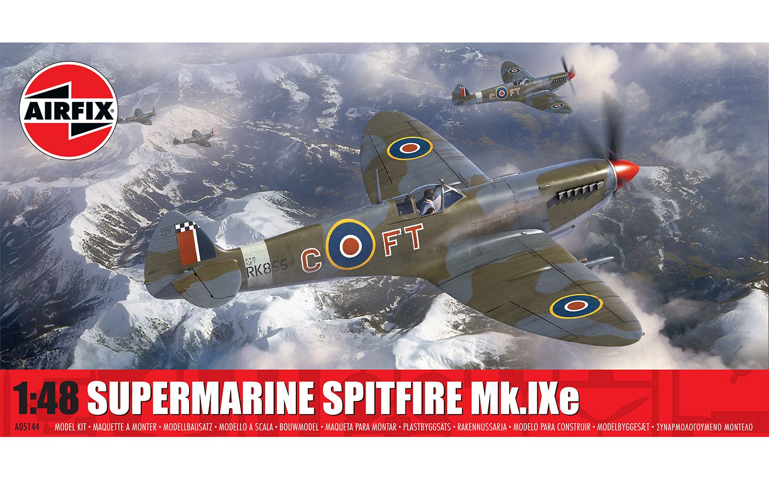 Heritage Kreuzstich Set „Supermarine Spitfire“ – 25x18 Cm, Aida 14ct, Mit DMC-Garn & Anleitung