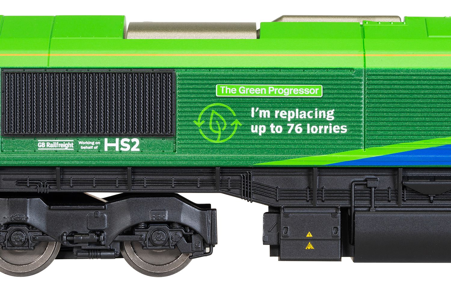 GBRf, HS2 Class 66, Co-Co, 66796 'The Green Progressor' - Era 11 GBRf, HS2 Class 66, Co-Co, 66796 'The Green Progressor' - Era 11