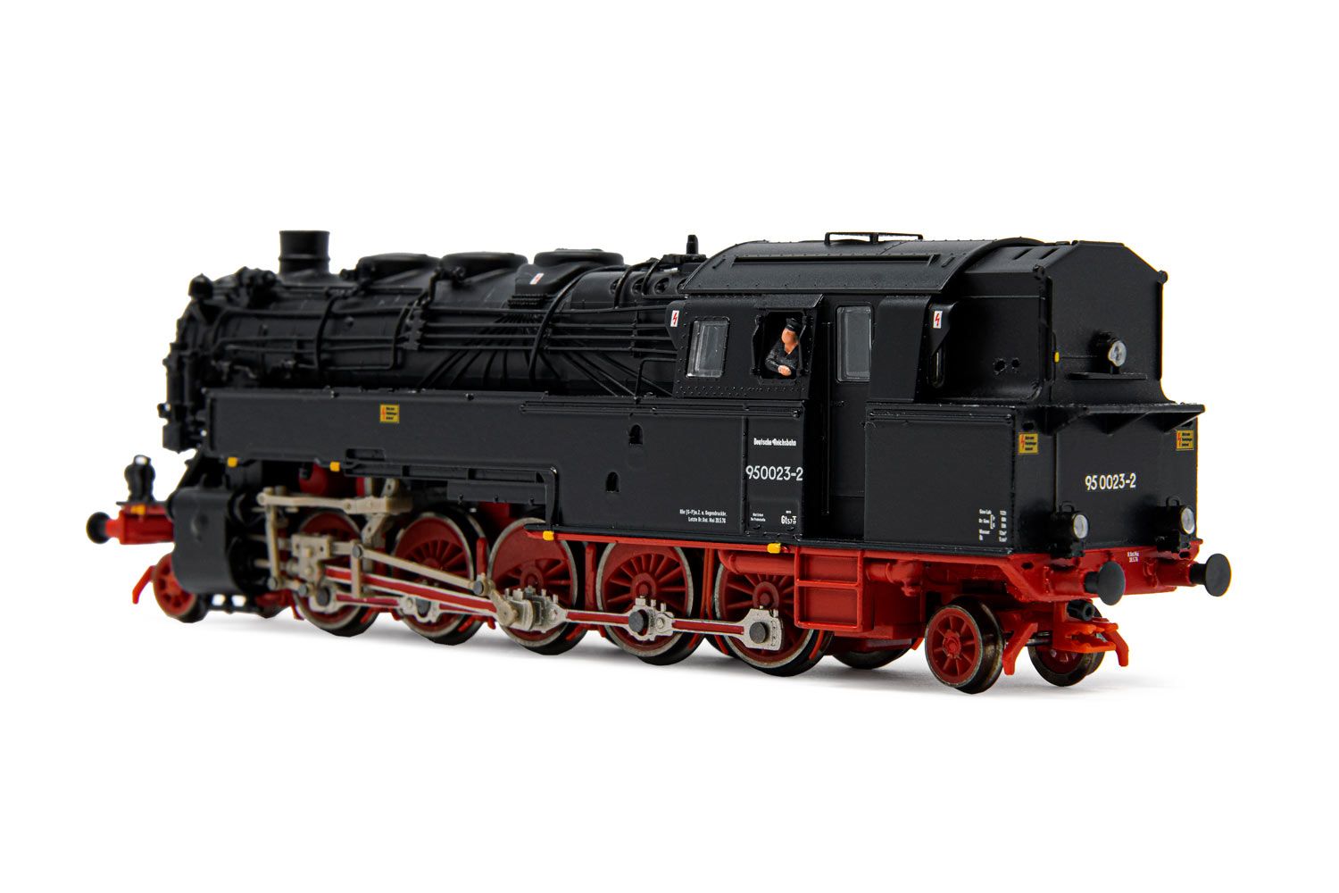 HN9044 Arnold (TT 1:120) DR, steam locomotive class 95, red/black livery,  oil fired, period IV