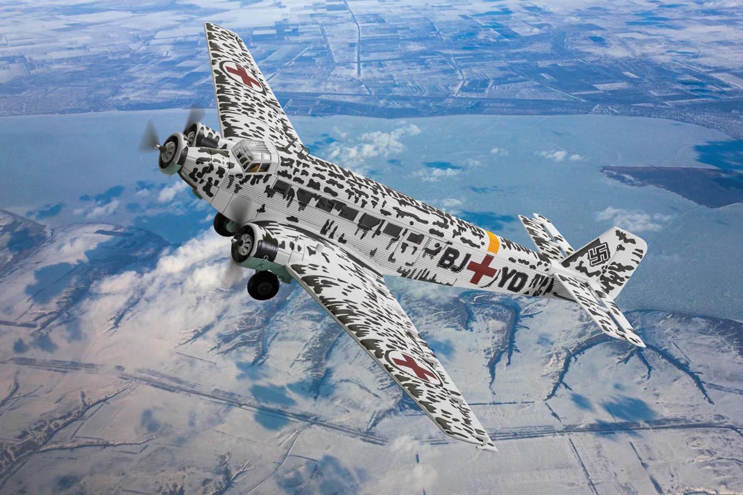 AA36911 Junkers Ju-52/3M Air Ambulance, Stalingrad Evacuation