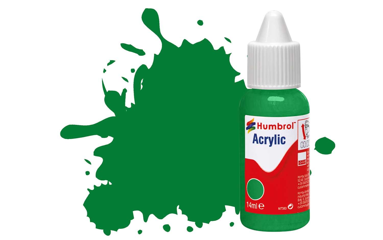 HUMBROL PAINT Emerald Green Gloss Enamel Plastic Model Paint 