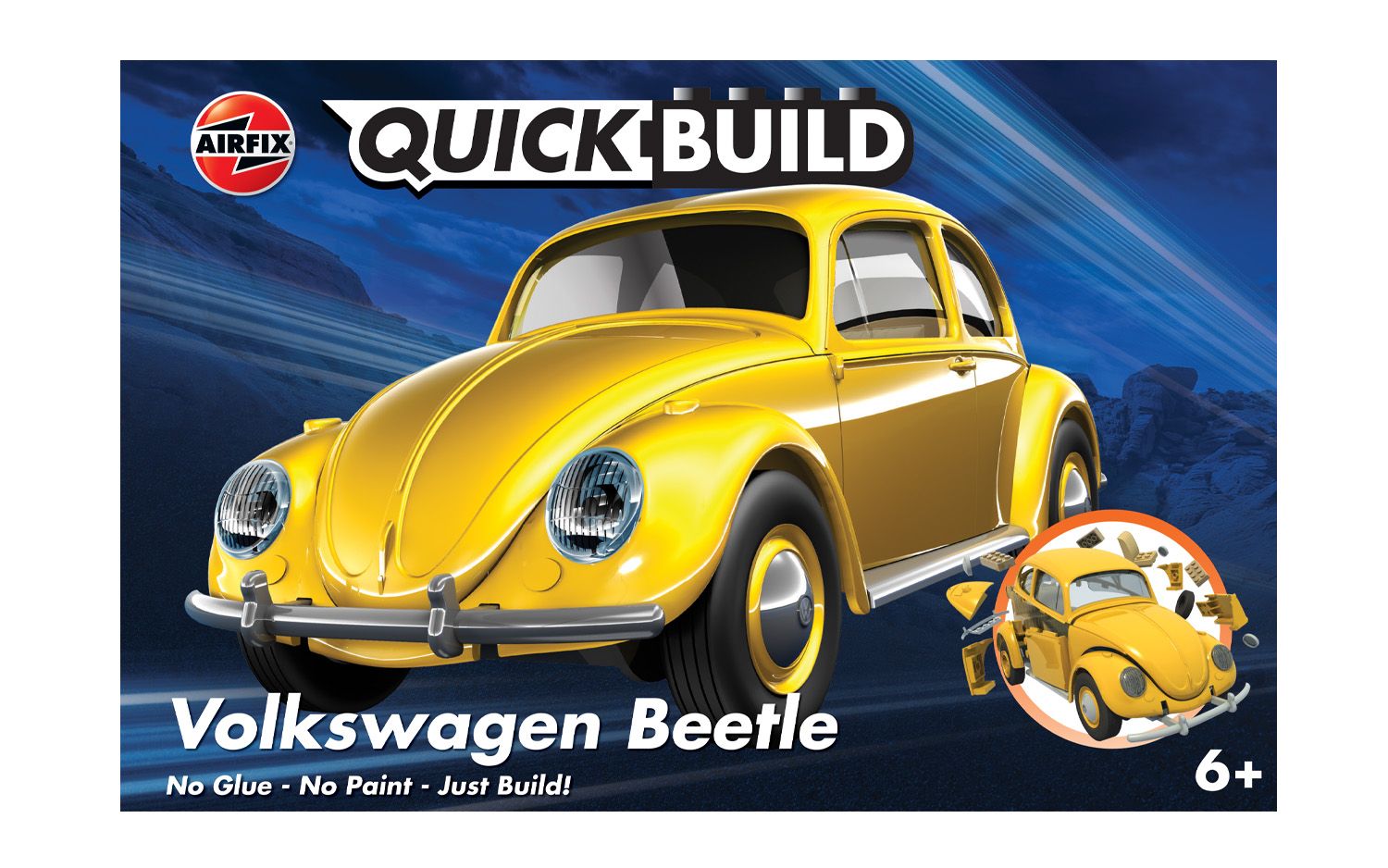 QUICKBUILD VW Beetle - Yellow QUICKBUILD VW Beetle - Yellow