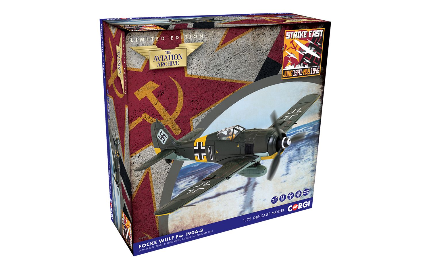 AA34318 Focke Wulf Fw 190A-8 'Black 1' - 2./JG54. - W.Nr AA34318 Focke Wulf Fw 190A-8 'Black 1' - 2./JG54. - W.Nr