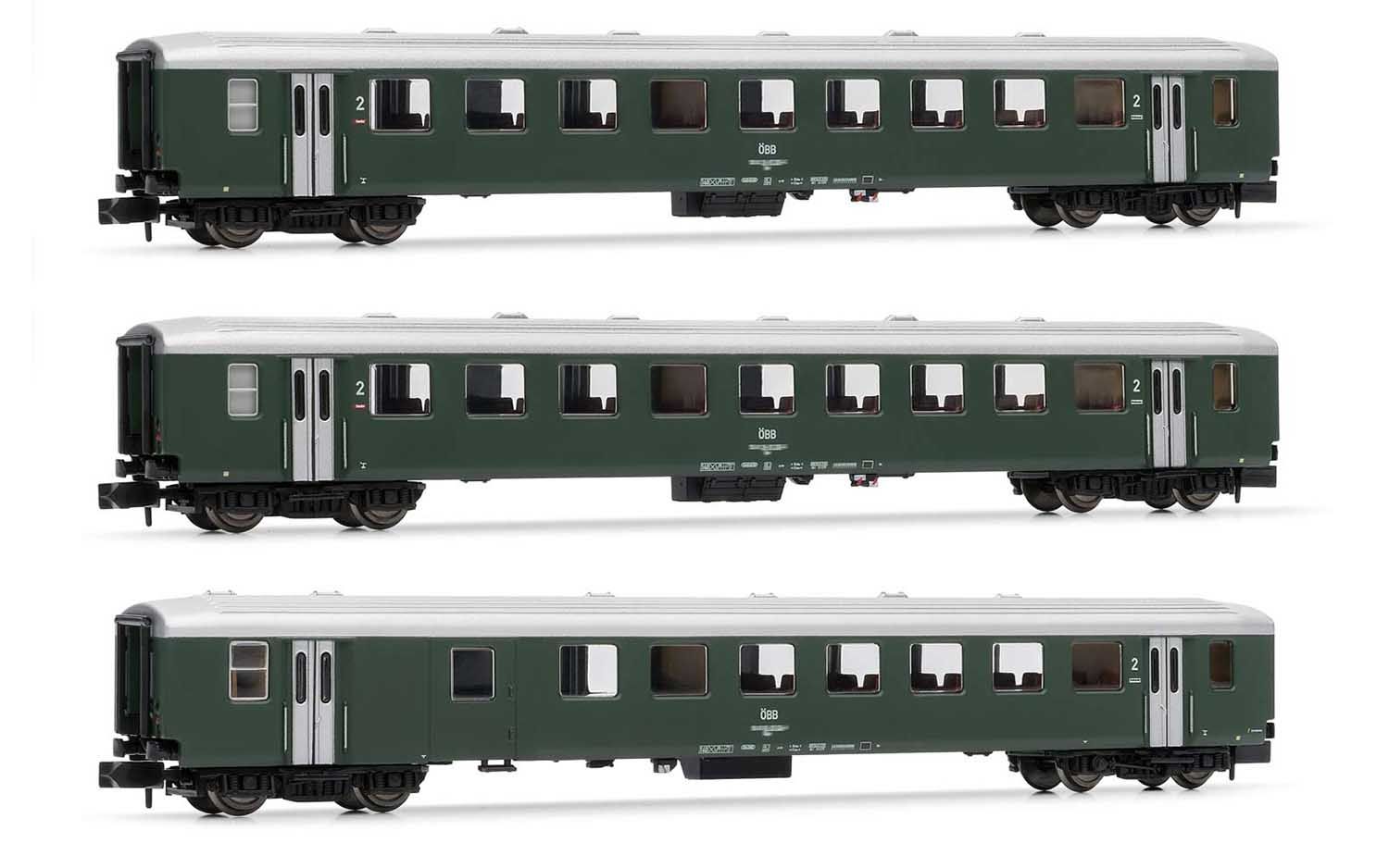 Passenger Coaches SNCF　4両セット MOC-97676 German National Railway 4-Axle Reko Coach Model