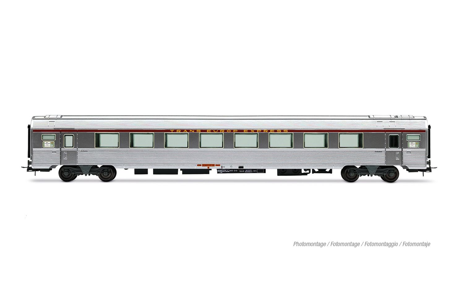 SNCF, 4-unit set of TEE "Mistral 69" coaches "Jules Verne", no. 1/2, ep. IV
