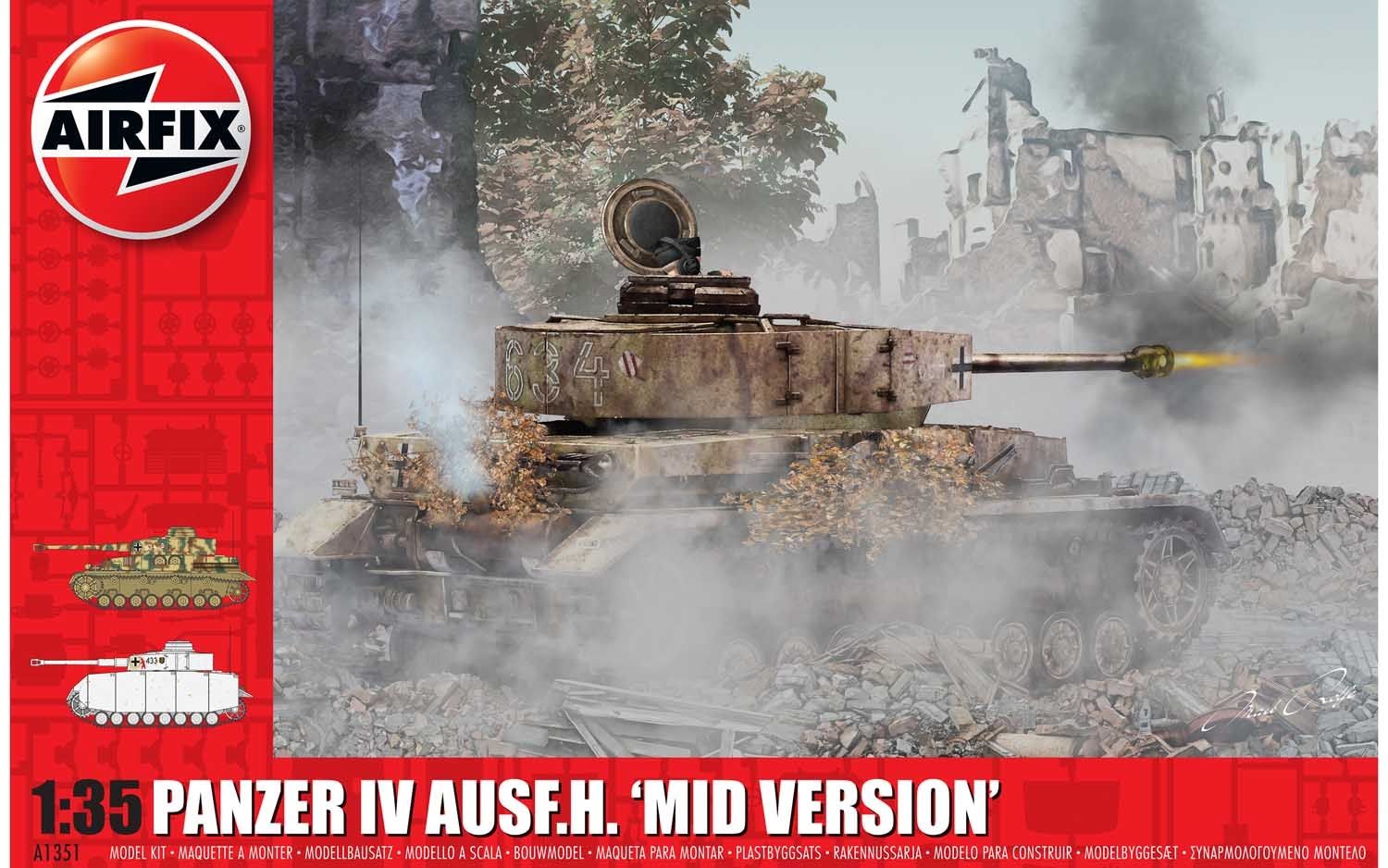 A1351 Panzer IV Ausf.H Mid Version