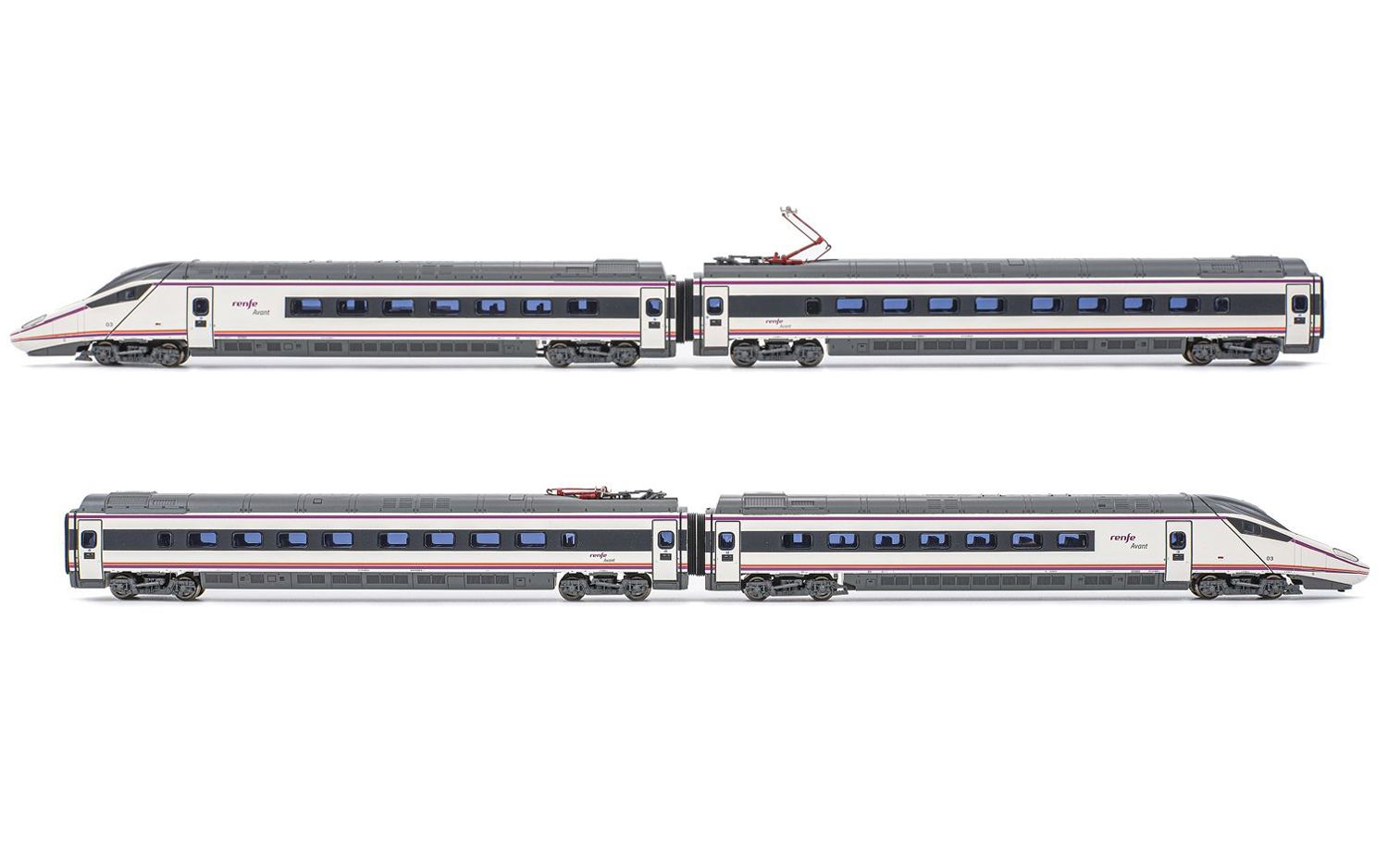 ARNOLD　HN2474 EMU class ETR 610　4両セット HN2470S Arnold (N 1:160) SBB, 4 unit base set EMU class ETR