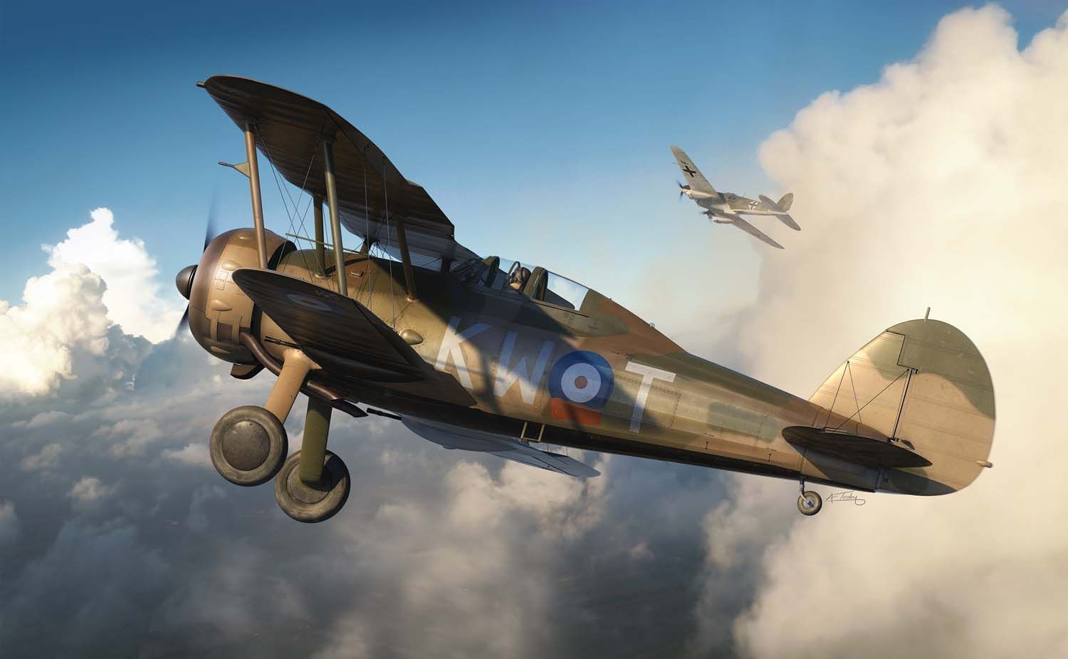 Gloster Gladiator スケールモデルキット ICM Gloster Gladiator Mk.I Aircraft Model Kit, 1/32 Scale