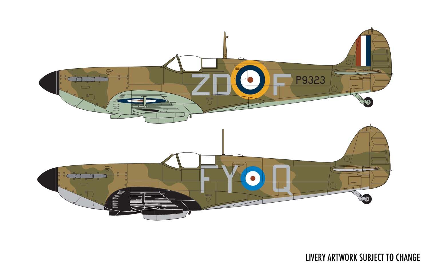 スピットファイアMK.1 （A05126A Supermarine Spitfire Mk.1 a）