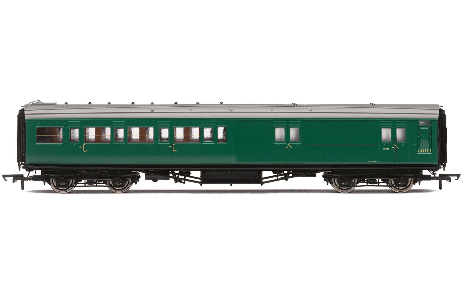 BR, Maunsell Corridor Four Compartment Brake Second, S3233S 'Set 399' - Era 5 BR, Maunsell Corridor Four Compartment Brake Second, S3233S 'Set 399' - Era 5