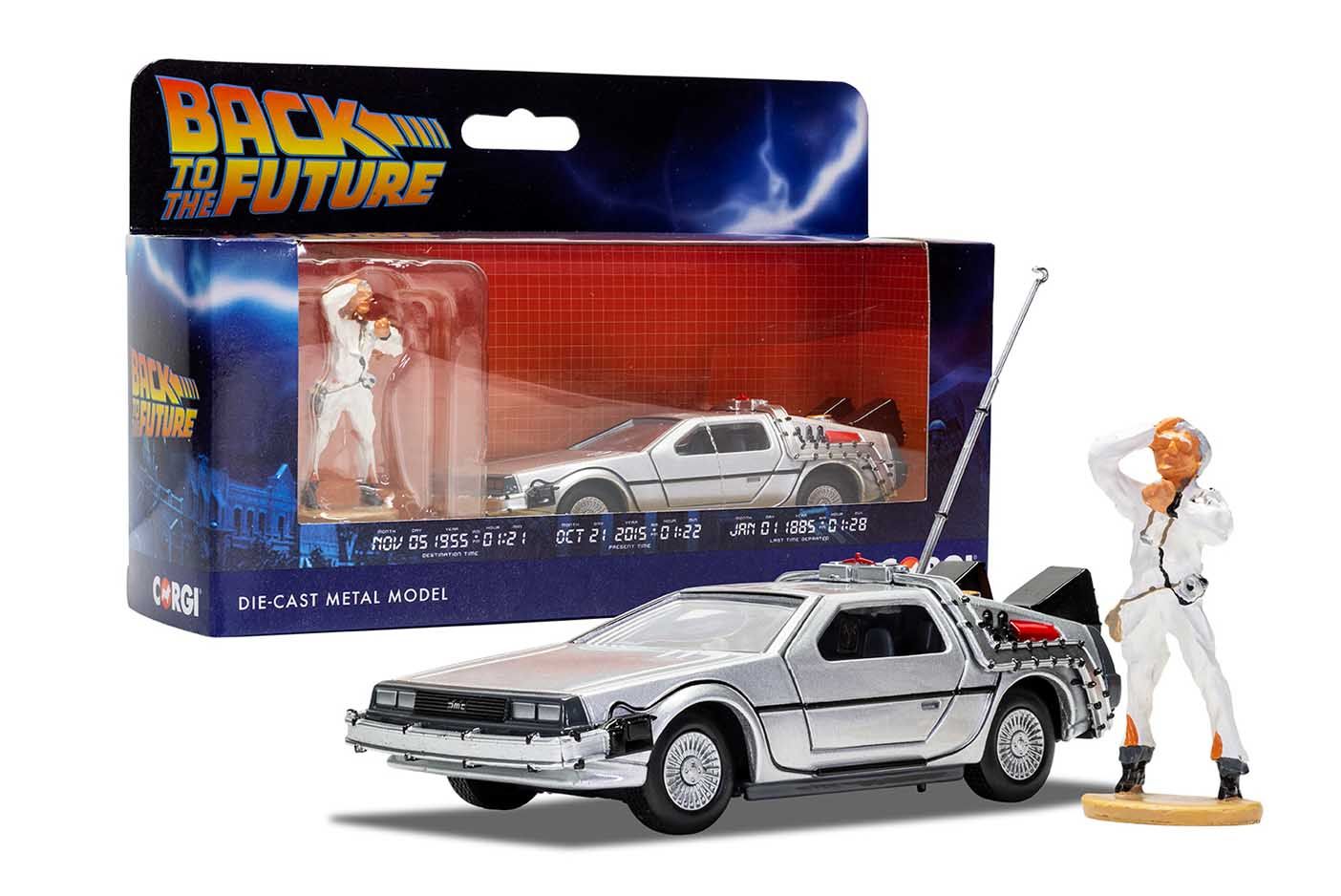 Poki - Regresso ao Futuro: Figura Doc Brown Delorean Presente · SD Toys ·  El Corte Inglés