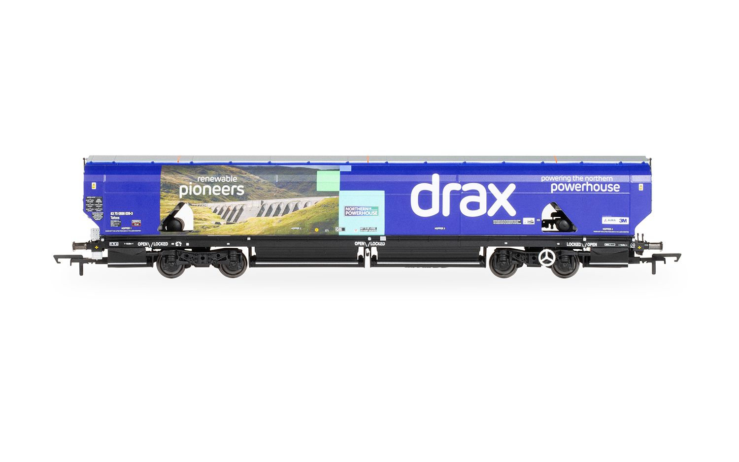 Drax Biomass Wagon Pack, 83700698071-3 & 83700698009-3 Drax Biomass Wagon Pack, 83700698071-3 & 83700698009-3