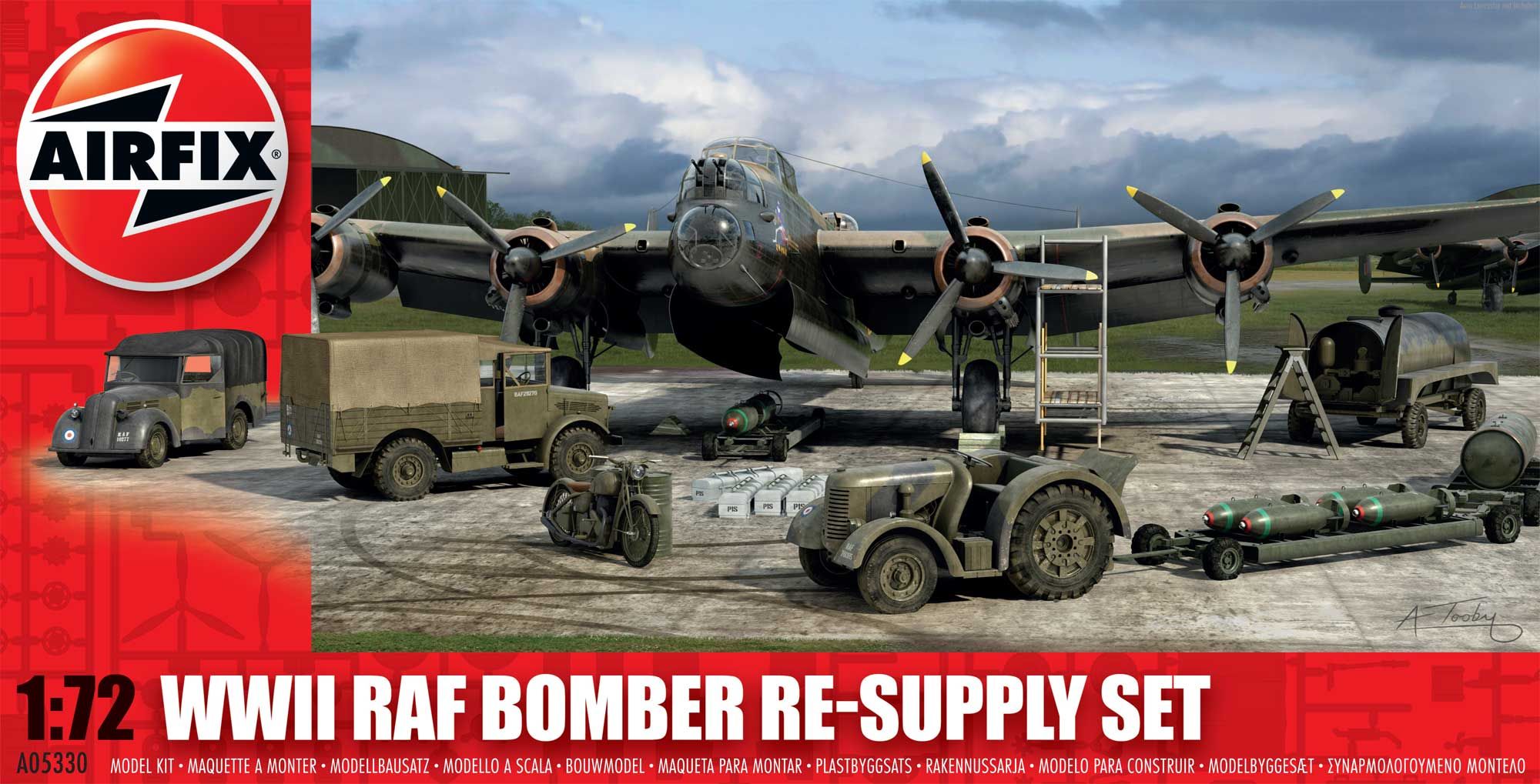1/72 WWII RAF BOMBER RE-SUPPLY SET AIRFIX
