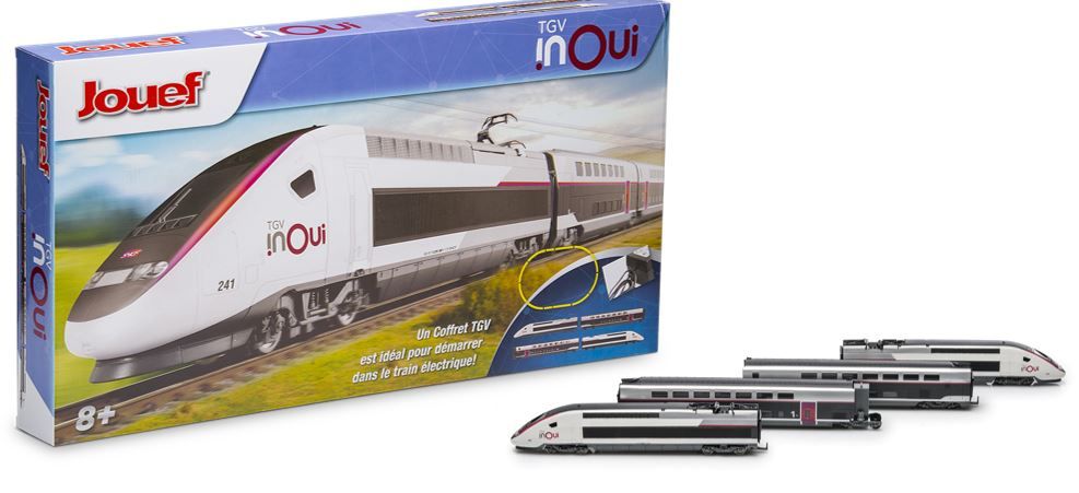 Train TGV INOUI miniature New Ray : King Jouet, Trains et circuits