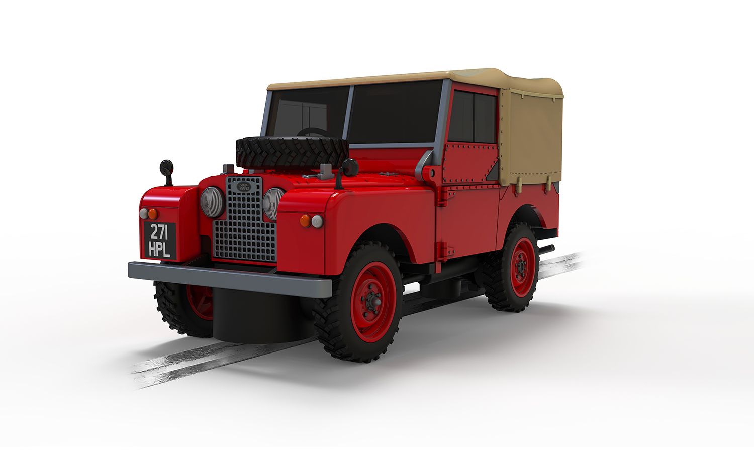 C4493 Land Rover Series 1 Poppy Red