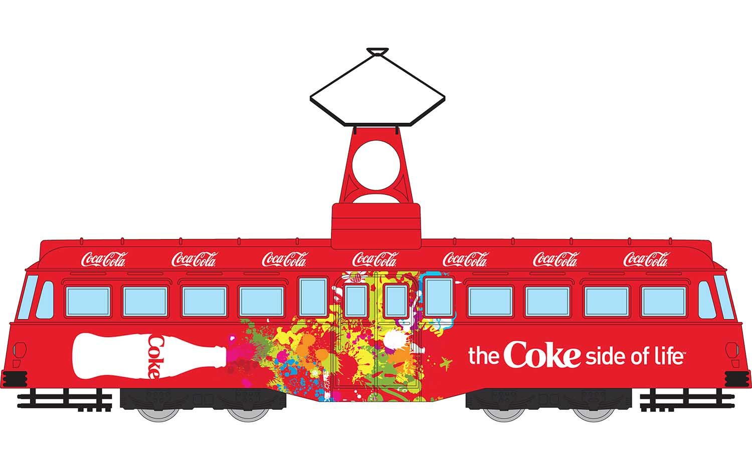 Coca-Cola Single Decker Tram