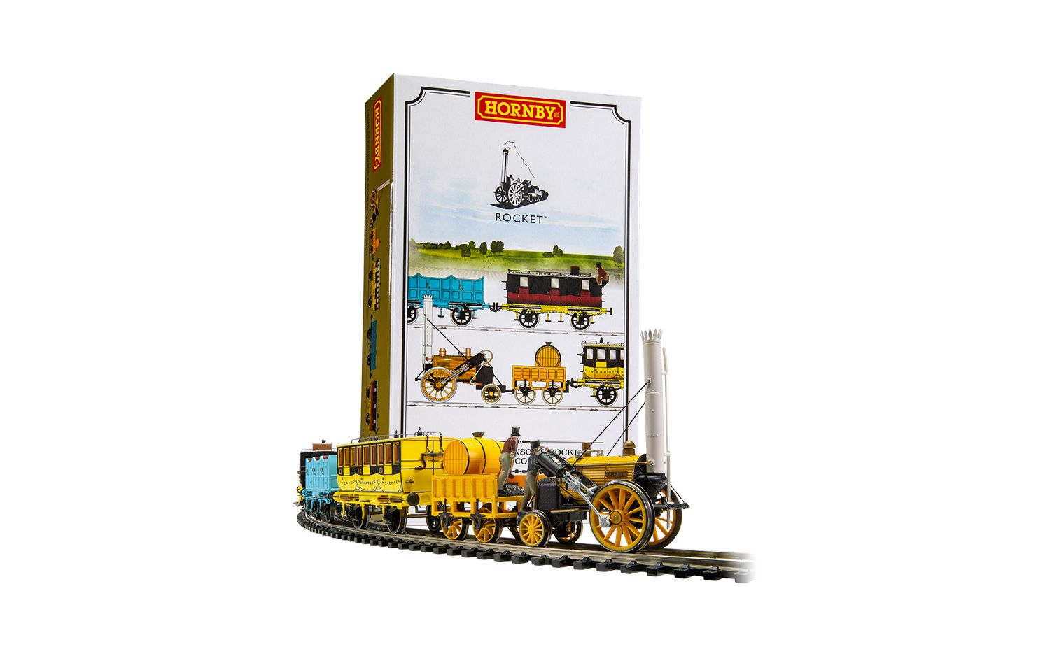 R3956 L&MR, Stephenson's Rocket Royal Mail Train Pack - Era 1