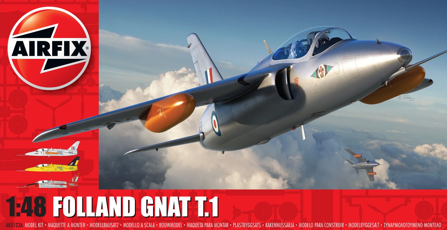 A05123A Airfix | Folland Gnat T.1 - plastic model kit
