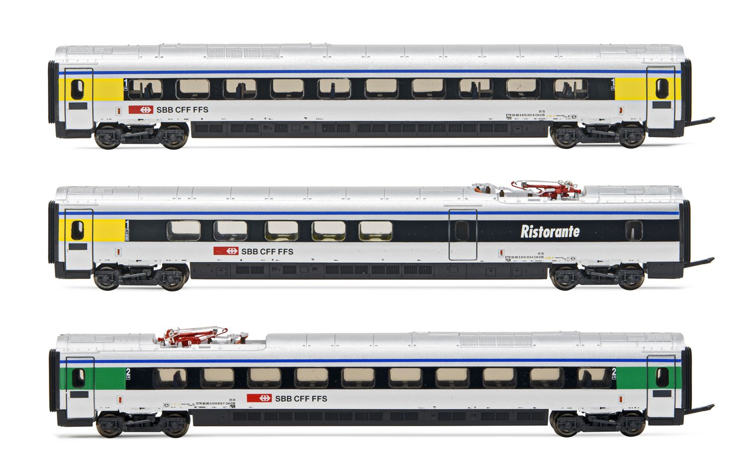 HN3503 SBB, 3-unit pack intermediate coaches for HN2470