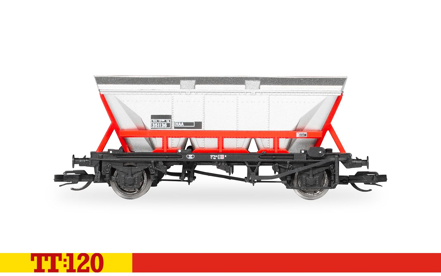 BR Railfreight HAA Hopper, 351136 - Era 8 BR Railfreight HAA Hopper, 351136 - Era 8