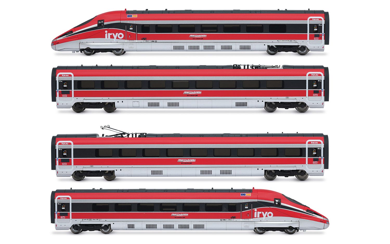 Iryo, 4-unit base set of the high-speed train "Frecciarossa 1000", ep. VI, with sound decoder