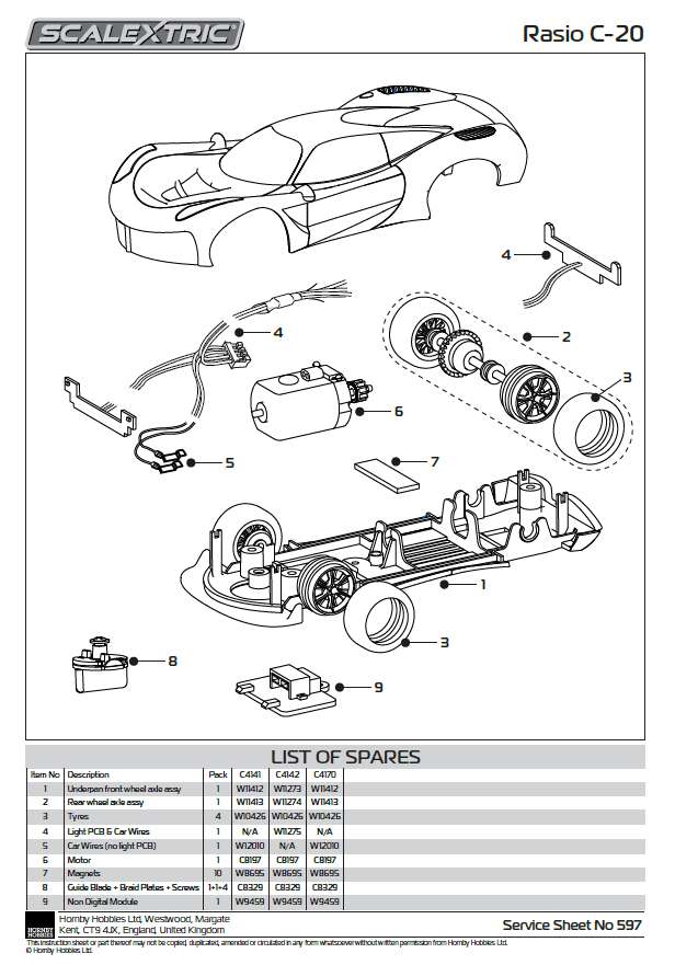 Scalextric Joker Inspired Car