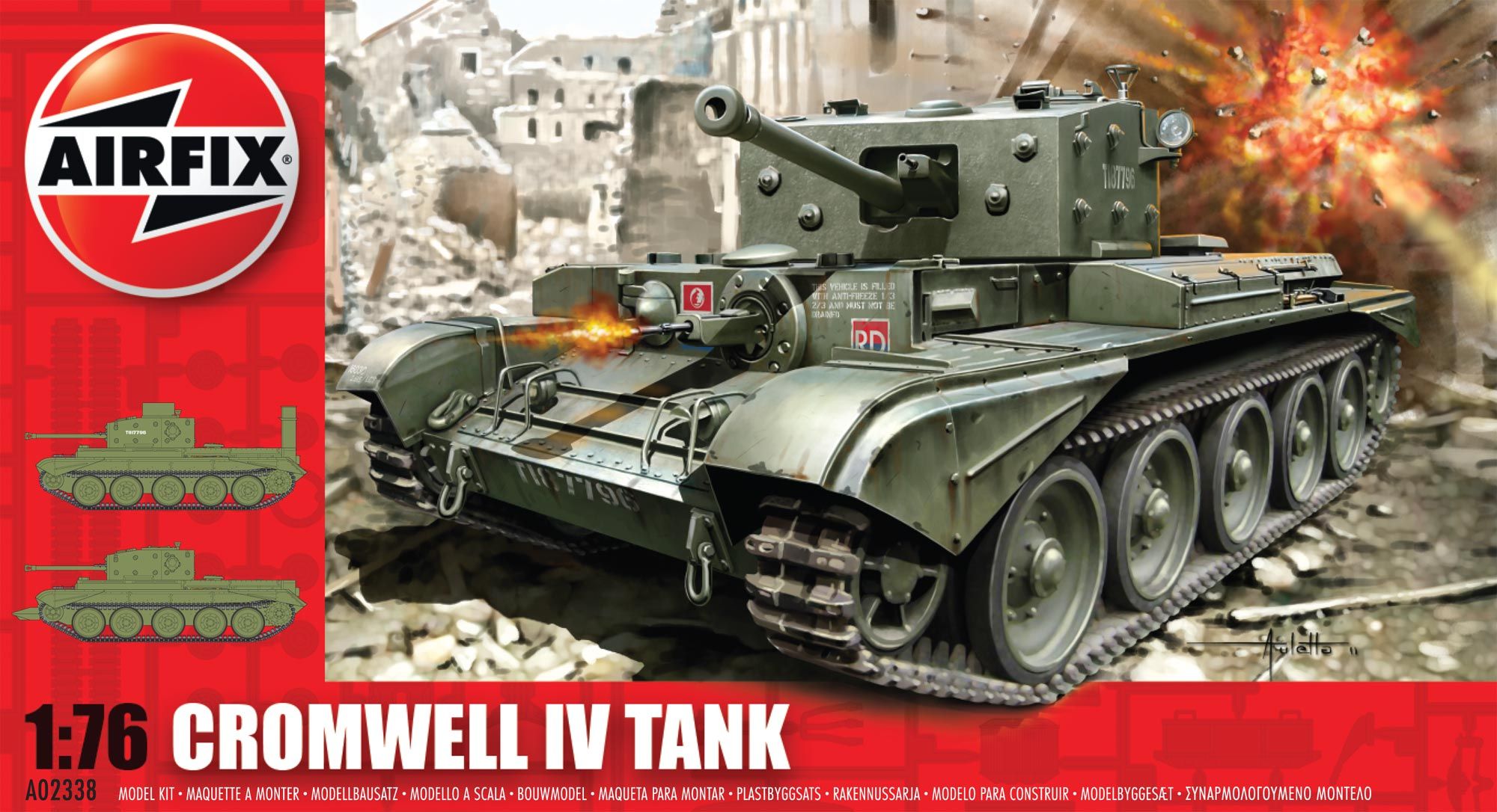 boog Elastisch Verenigde Staten van Amerika A02338 Cromwell Mk.IV Cruiser Tank