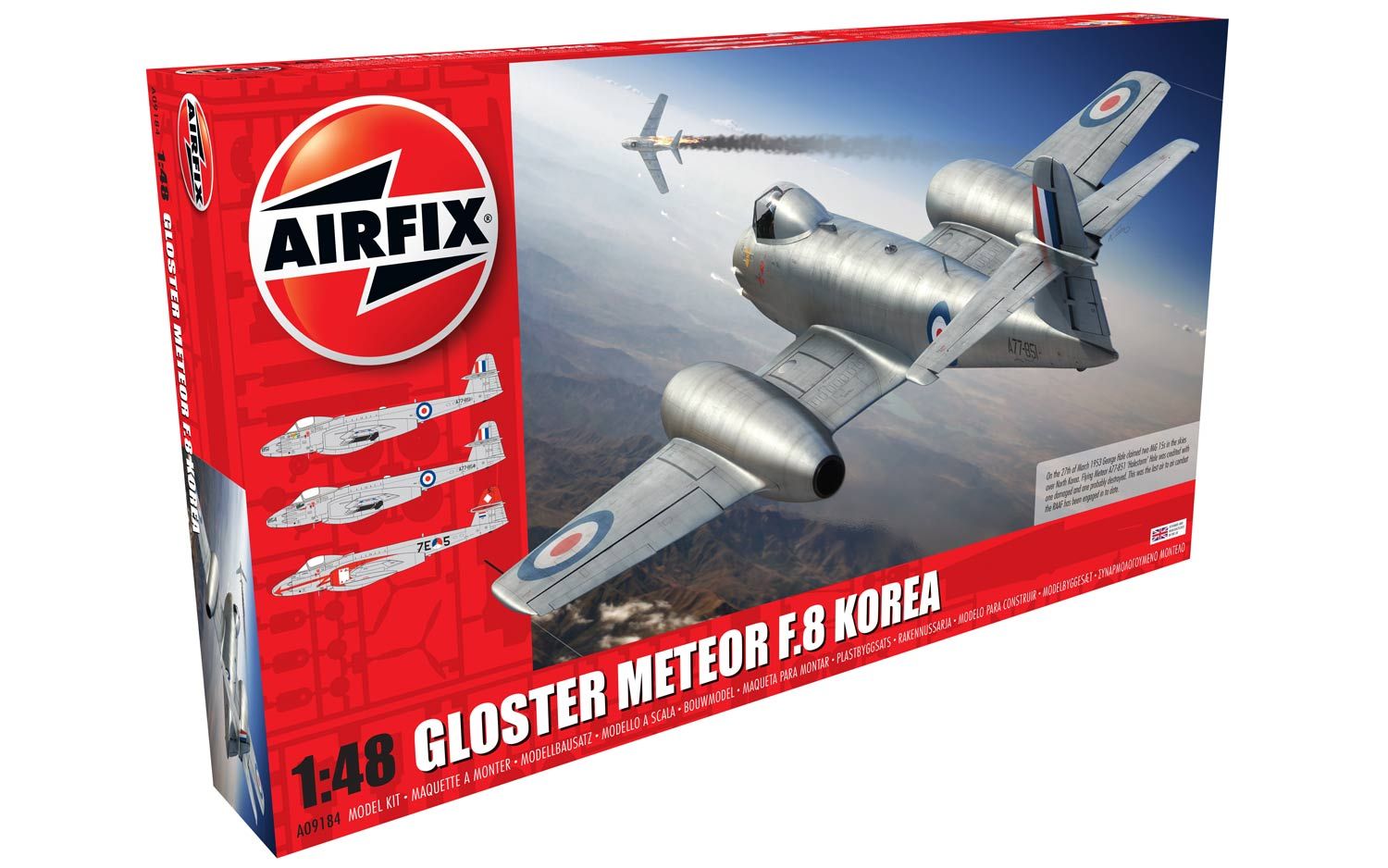 A09184 Airfix | Gloster Meteor F.8 Korea - plastic model kit