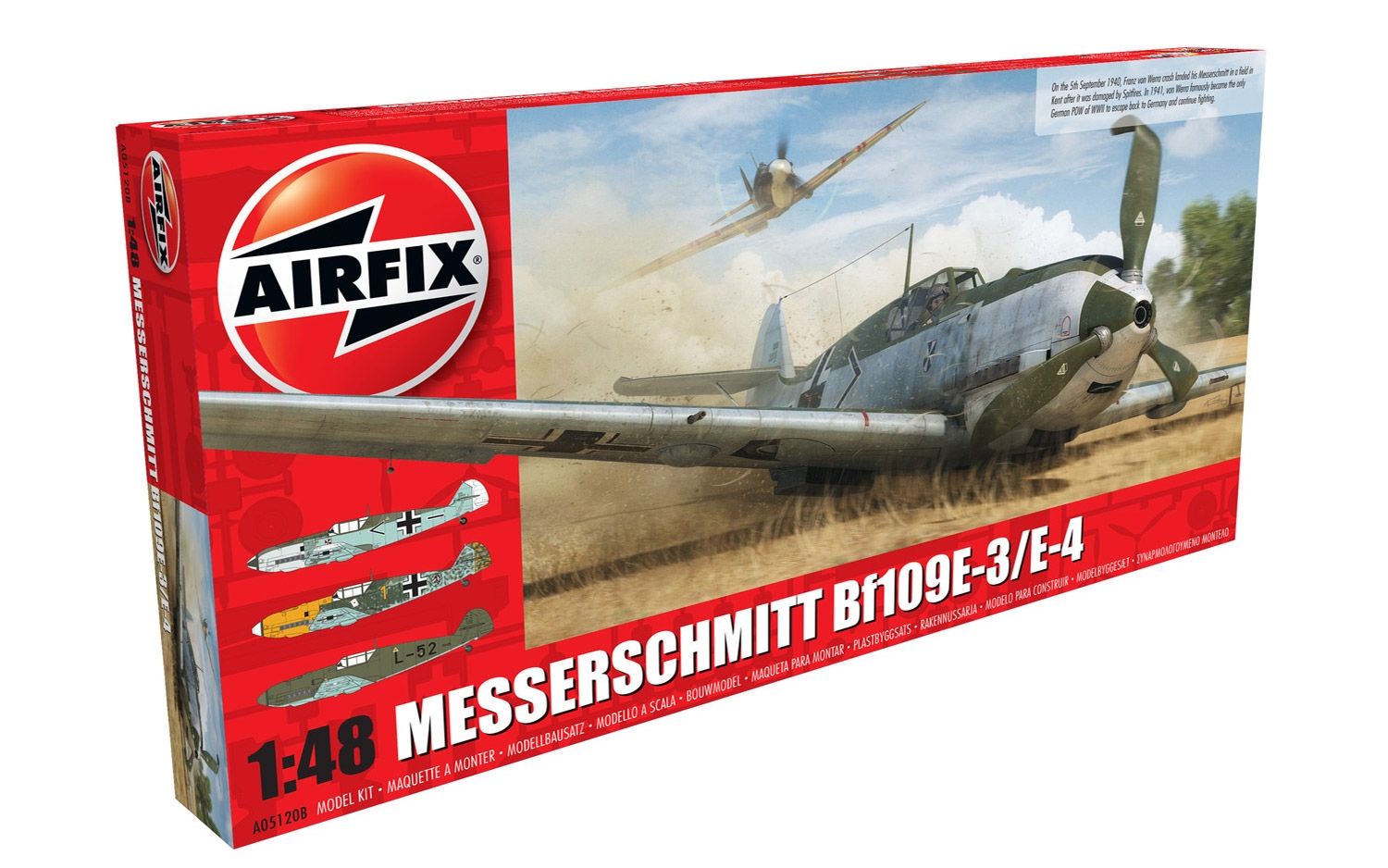 A05120B Messerschmitt Me109E-4/E-1 1:48