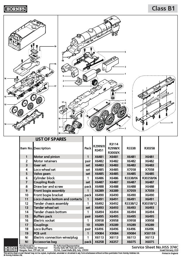 BR (Early) - Class B1 - 61306 'Mayflower' (The One:One Collection)