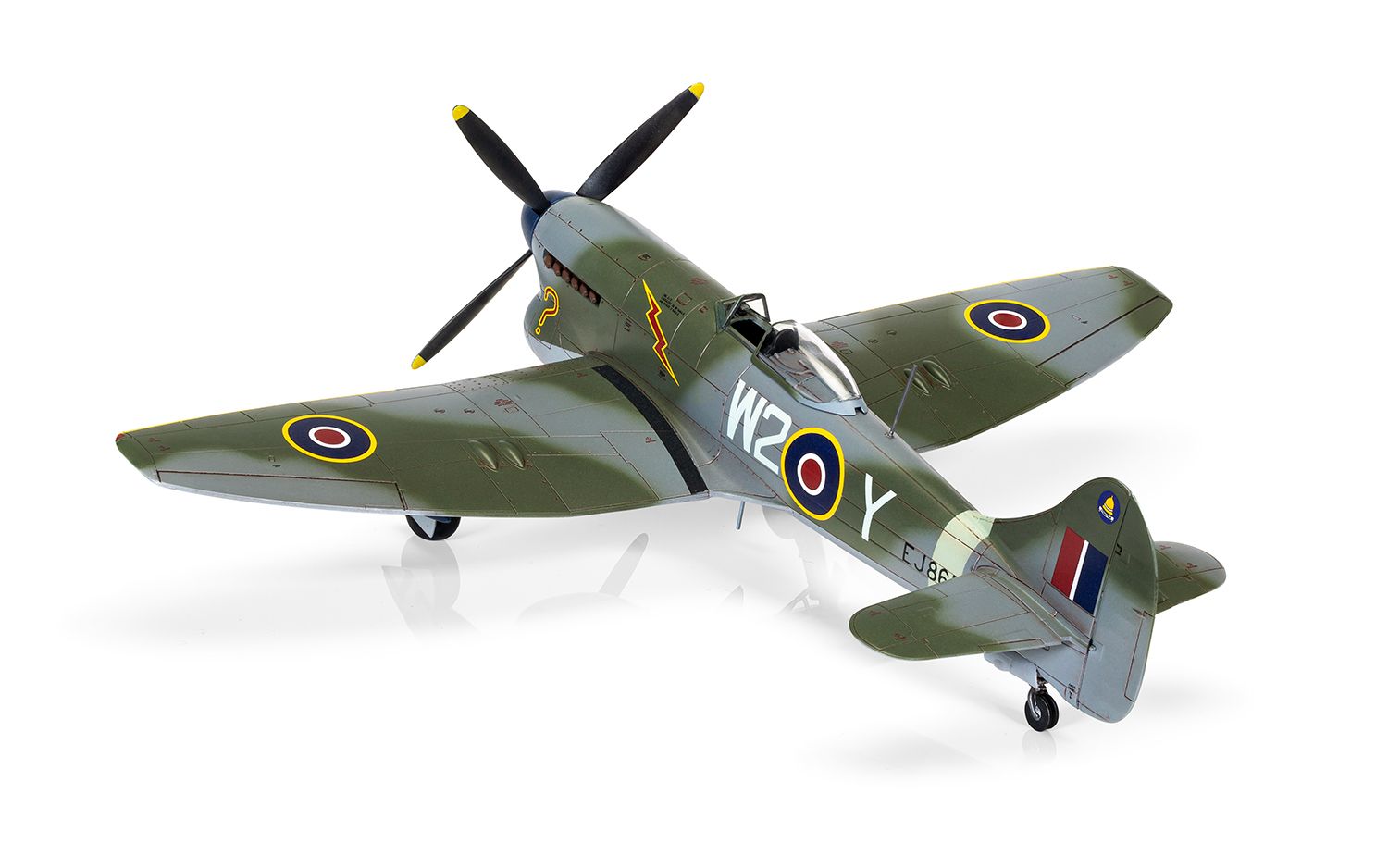 Kit Modèle Réduit Hawker Tempest Mk.V Post War - Échelle 1/72, 68 Pièces, Avion De Chasse WWII