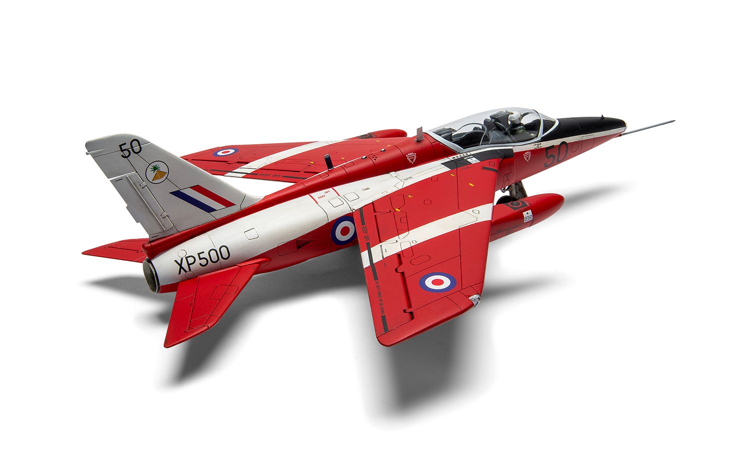 Airfix Folland Gnat T.1 Modellbausatz - Britischer Militärjet Als Plastikmodell Zum Selberbauen