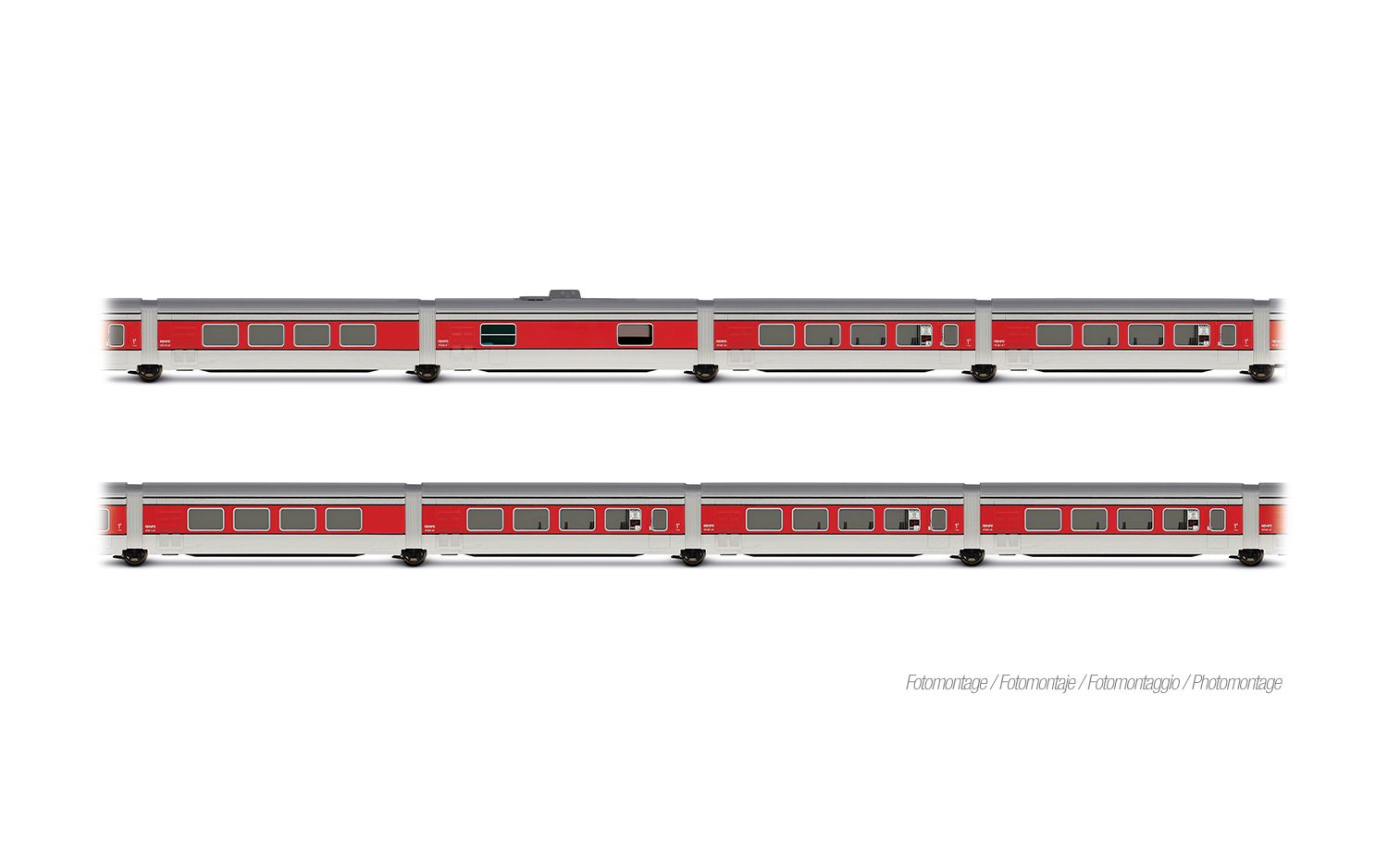 RENFE, 8-unit additional pack of Talgo III RD TEE "Catalan Talgo", original livery