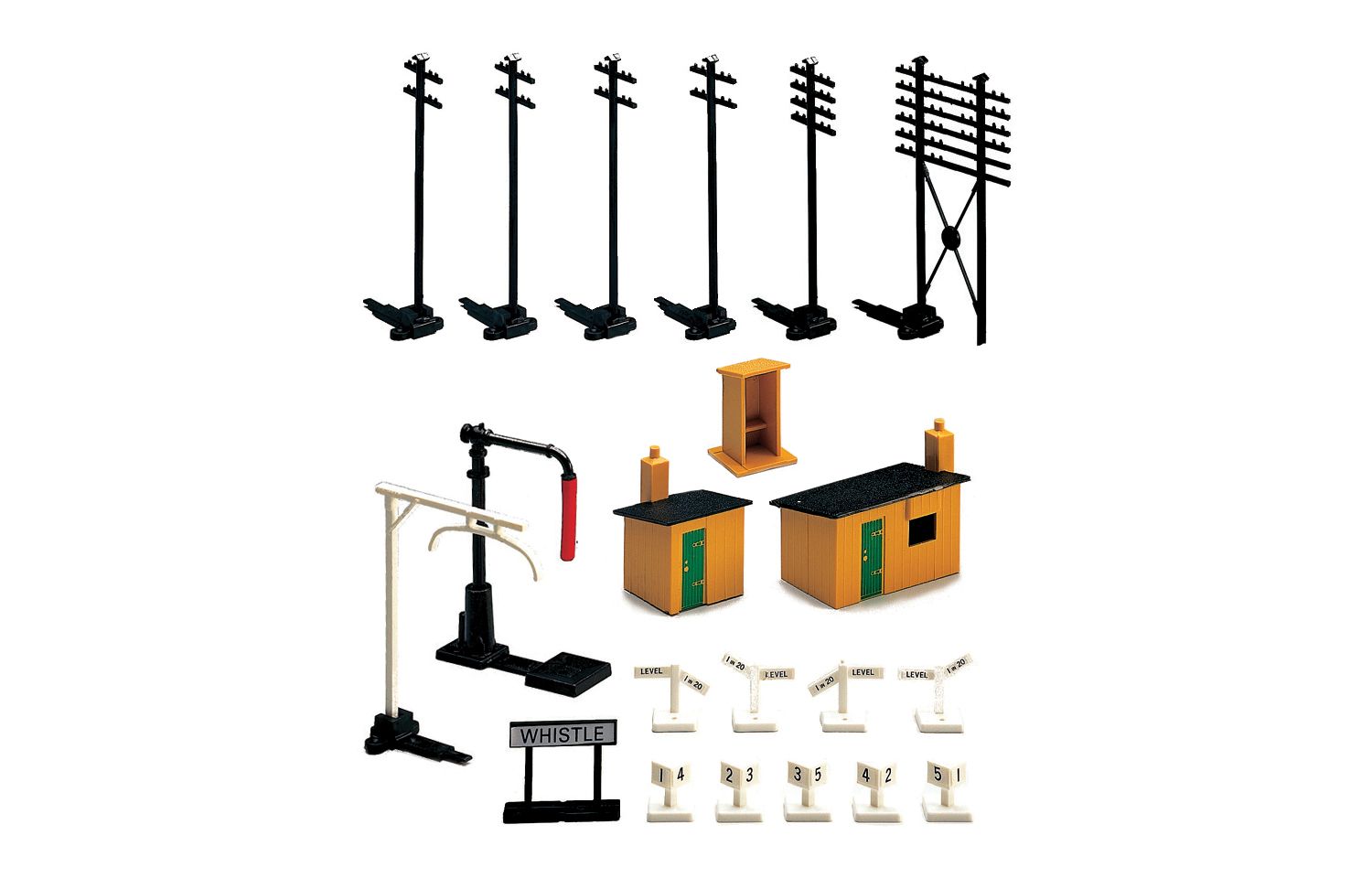 Oo gauge trackside accessories on sale