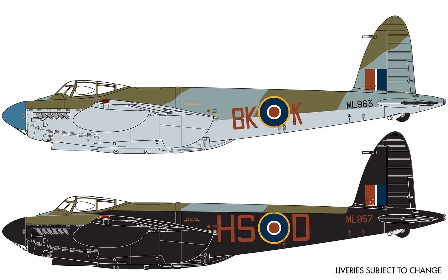 航空機・ヘリコプター AIRFIX DeHavilland Mosquito FB VI 1:48 de Havilland Mosquito FB. VI - Model Aces