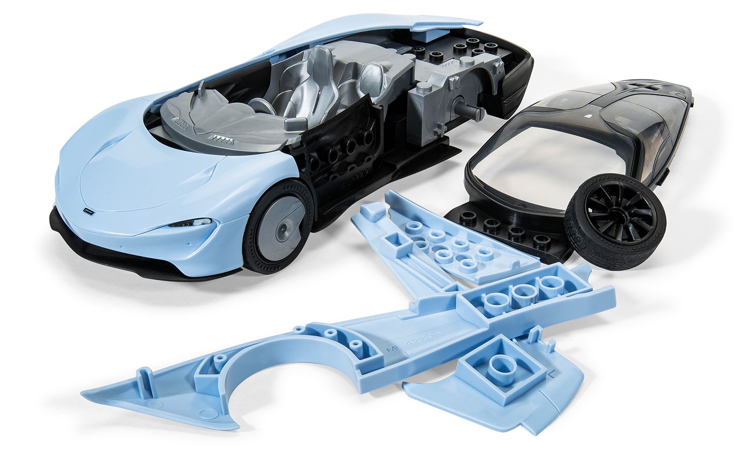 Mclaren P1 Plastic Model Car Kit AIRFIX QUICK BUILD Lego-like Kids