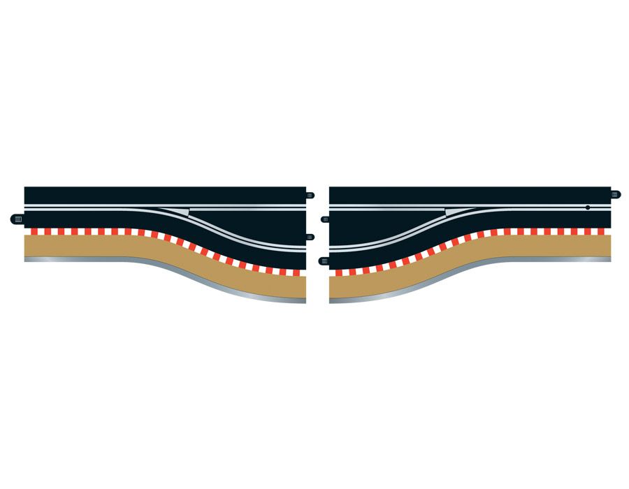 C7014 Pit Lane Track (Left Hand) - Includes Sensor